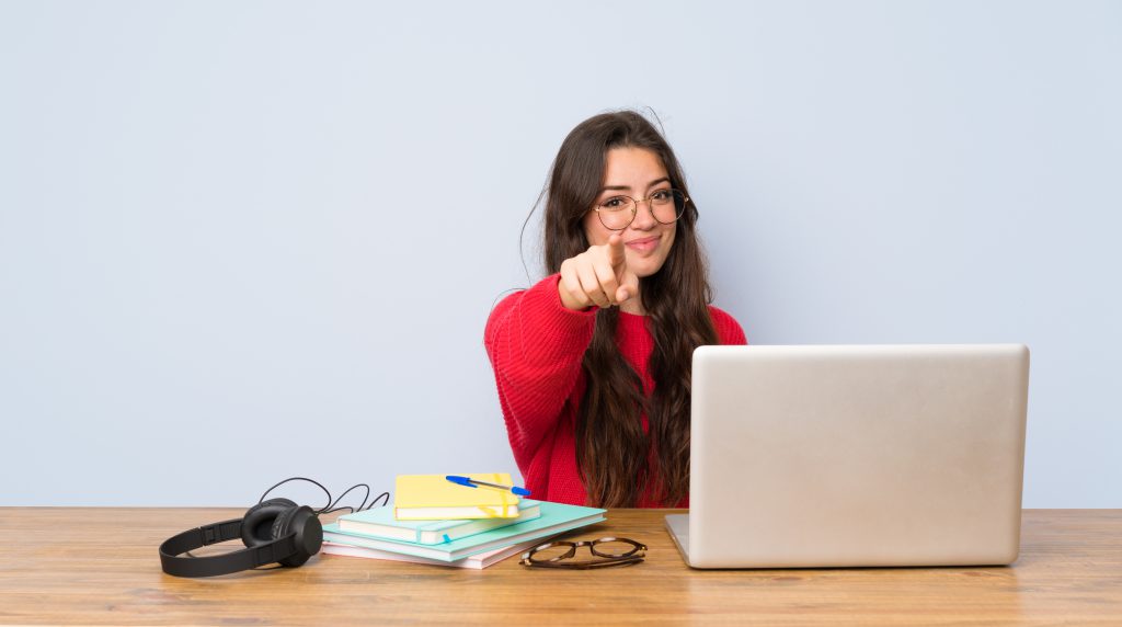 Estudante sites vestibular