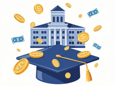 Ilustração de financiamento estudantil FIES 2026
