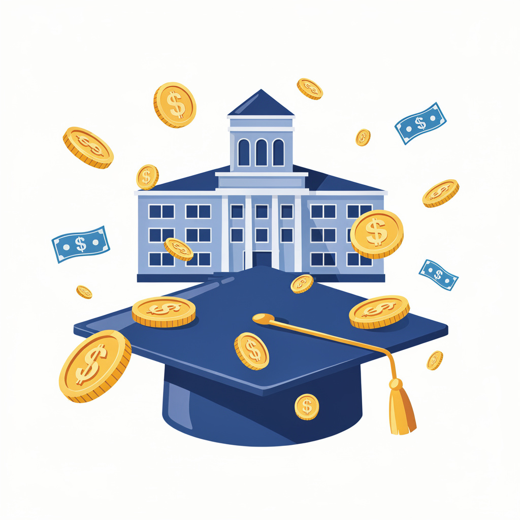 Ilustração de financiamento estudantil FIES 2026